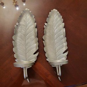 Feather wall sconce set - solid aluminum